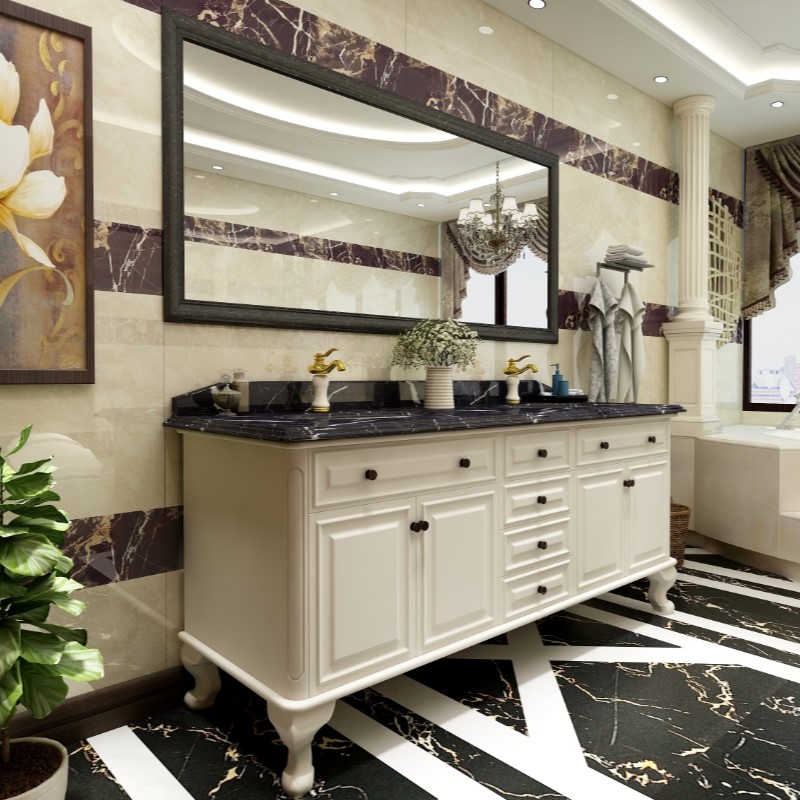 全鋁衛(wèi)浴柜-02（風(fēng)格：簡(jiǎn)歐；顏色：白橡）