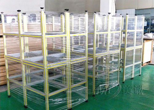 組裝鋁型材架子的型材，影響其承重